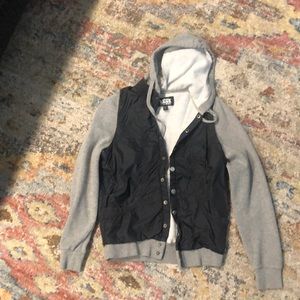 Vans  black and gray jacket